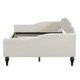 thumbnail image 3 of Dtwnek Full Size Upholstered Daybed, Beige, 3 of 9