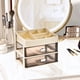 thumbnail image 1 of Caja organizadora de cajones de almacenamiento de plástico | Contenedor de almacenamiento extraíble engrosado para el hogar, la oficina, el maquillaje, la sala de estar, el dormitorio | Beige, 1 of 6