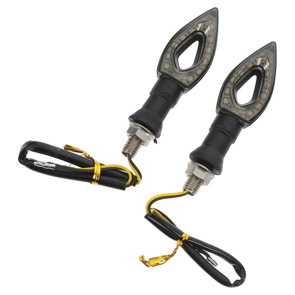 MLINS 2 Pcs Brake Light Bike Turn Signal Light Universal Motorcycle Lights 11X3.2cm