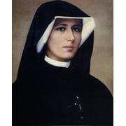Autom co Catholic print picture - St. Maria Faustina - 8 in x 10 in ready to be framed