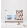 thumbnail image 2 of Mod Sports 3-Piece Crib Bedding Set - Blue/Orange/Chocolate Boys, 2 of 8