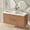 48''-Wood, variant on 42 inch Bathroom Vanity with Sink Combo, Floating Single Sink Bathroom Vanities with SMC Resin Top, MDF Cabinet with Solid Wood Frame, Wall-Mounted Vanities for Small Bathrooms (42''-Wood)