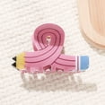 thumbnail image 1 of Pisexur Belleza Maquillaje Pinzas para el cabello con forma de lápiz, pinzas para el cabello fino, divertidas pinzas para el cabello para maestras, lindos accesorios para epara mujeres y hombres, 1 of 2
