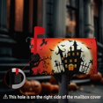 thumbnail image 2 of Halloween Mailbox Covers Magnetic Castle Witch Mailbox Cover Mailbox Wraps Post Letter Box Covers Garden Decorations Outdoor 21 X 18 Inch, 2 of 6