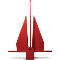 New Yachting Series Anchor - Vinyl Coated greenfield Products Gpi-8-rd Weight 7 lbs. Boat Size Up to 24' Red