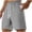 Gray, variant on JIUKE Gym Shorts for Men Drawstring High Waisted Basketball Athletic Shorts Straight Leg Sweat Shorts with Pockets