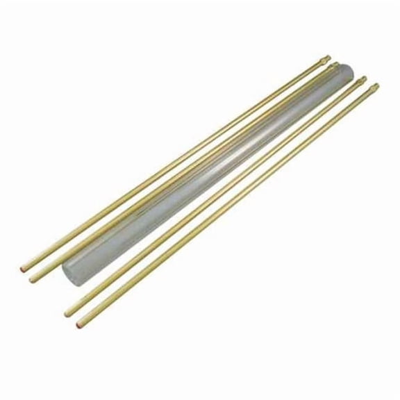 Penberthy Glass Rod Kit,Plain,5/8In Dia,10In L 1LG-10