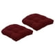 thumbnail image 2 of Cojín de asiento, comedor, cocina, jardín, silla, cojines de asiento, parte Vino rojo Zulema cojines de asiento con mechones, 2 of 7