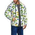 thumbnail image 3 of Zip Up Hoodies for Men - Cute Chameleon Lizard Frog Long Sleeve Comfrt Men'S Fashion Hoodies & Sweatshirts, Jackets for Men Hoodies Pullover Clothing Clothes with Pouch, 3 of 5