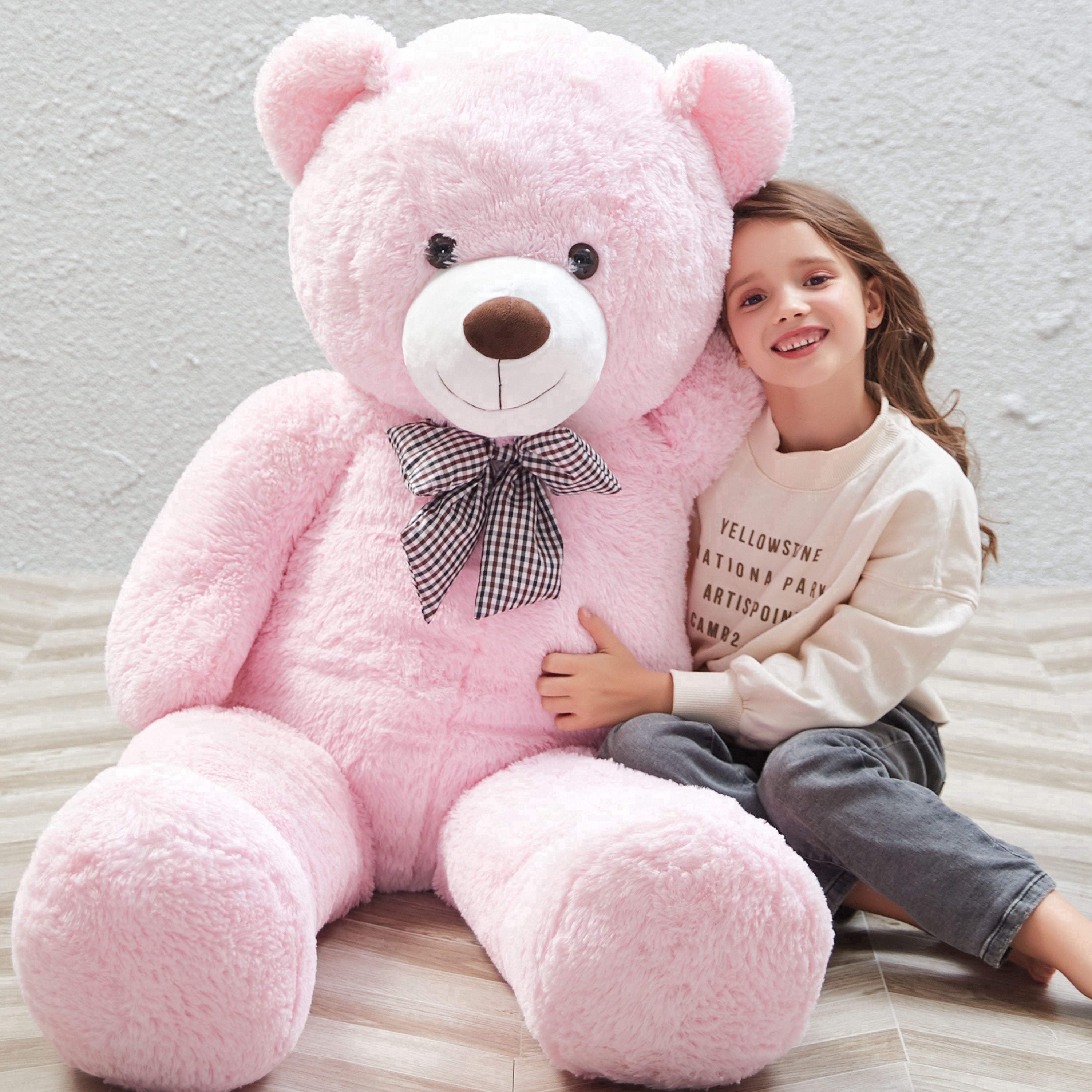 MaoGoLan Giant Teddy Bear 47-Inch Pink Plush Toy photo 1