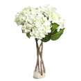 thumbnail image 1 of Elegante ramo de hortensias artificiales blancas y verdes para decorar tu hogar y tu boda, 1 of 2