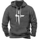 thumbnail image 2 of Sudadera con capucha para hombre, estilo casual, con estampado de la antigua Grecia, para deportes, blusa de poliéster., 2 of 3