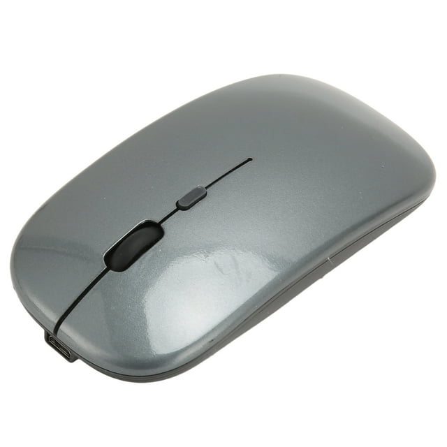 Souris USB sans Fil, Souris sans Fil précise Compatibilité Multiple Connexion Stable Pratique pour Ordinateur Portable Gris