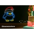 thumbnail image 3 of Glowneon Penguin Christmas Neon Sign, Penguin Led Sign, Penguin Wall Decor, Penguin Christmas Led, 3 of 5