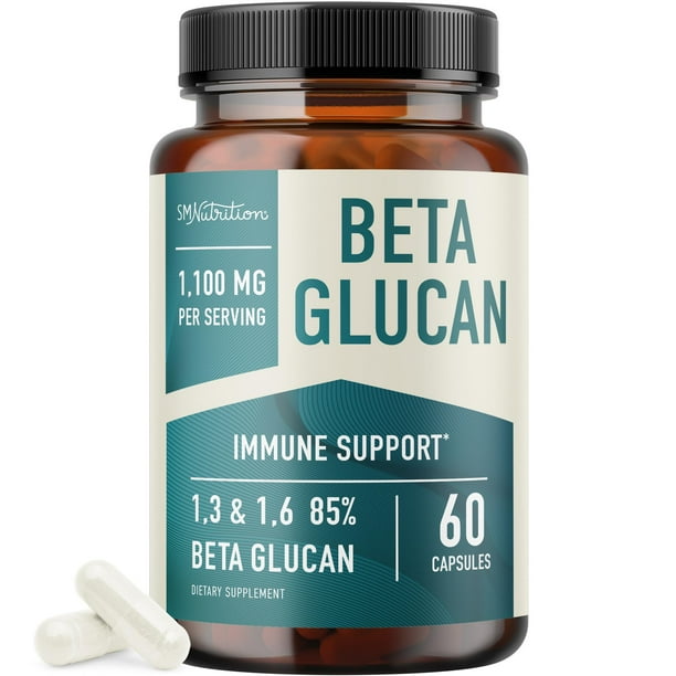 Beta 1,3/1,6-D-Glucan, 1000 Mg (per Serving), 90 Capsules - Foto 3