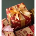 thumbnail image 4 of Decoraciones de cinta navideña Escena temática del festival creativo rojo Decoraciones para árboles de Navidad y decoraciones de regalo de bricolaje, 2,5 * 25 metros, compre uno gratis Rojo Verde RV011031-00990SDJ, 4 of 5