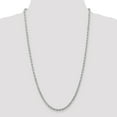 thumbnail image 2 of 14K White Gold 4mm Diamond Cut Rope Chain 24 IN, 2 of 6