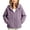 02-Purple, variant on Atogsazn Kids Girls Fleece Full Zip Jacket Children Sherpa Long Sleeve Coat Winter Warm Tops Black 14-15 Years Fashion