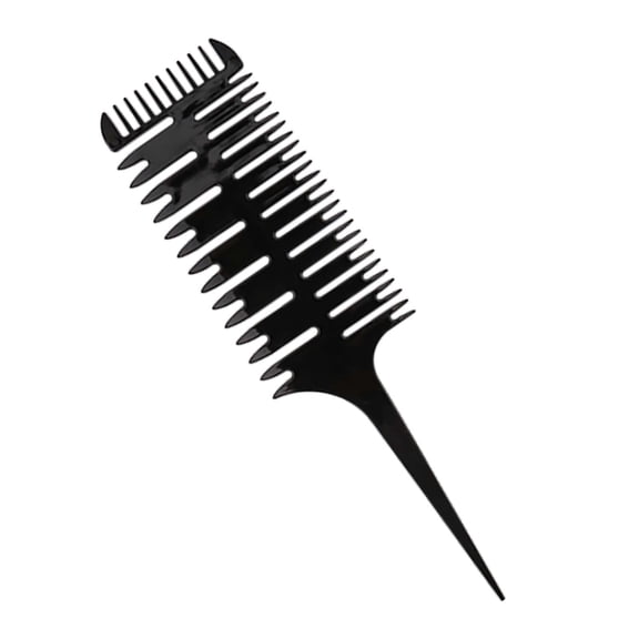 Kayannuo Double-sided Wide Fine Tooth Highlighting Comb Hairdressing Comb Hairtool