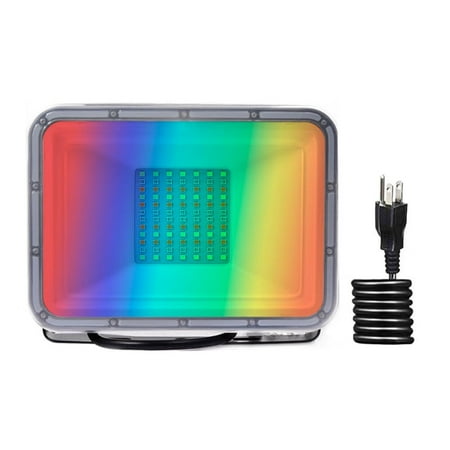 

3PCS LED RGB Flood Light 50W Outdoor Color Changing Lights with Remote Control IP67 Waterproof Dimmable Wall Washer Light Flood Lamp
