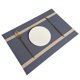 thumbnail image 2 of Mantel individual de PVC para mesa de comedor, 45 x 30 cm, mantel individual de lino, accesorios elegantes para copas de vino, manteles individuales decorativos para mesa, 2 of 5