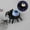 Blue, variant on Halloween Tea Lights Candles Spider Eyeballs Decorations with 6H Timer,Battery Operated Halloween Flameless Candles LED Halloween Spider Candle Holders Flickering Table Party Decor