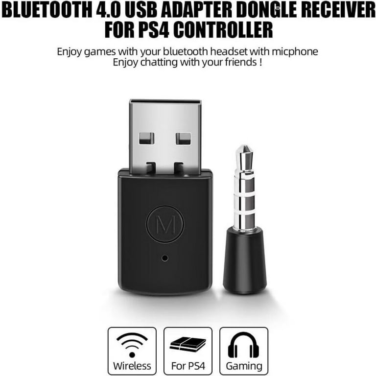 USB Bluetooth-compatible Receiver Adapter For PS4 Bluetooth-compatible 4.0  Headset Receiver Headphone Dongle Replace