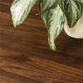 thumbnail image 2 of Zane 30" Contemporary Metal and Wood Square Coffee Table in Dark Walnut, 2 of 12