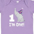 thumbnail image 4 of Inktastic Babys 1st Birthday Elephant Zoo Animal Boys or Girls Baby Bodysuit, 4 of 5