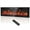Black 72", variant on Dovov 50" Electric Fireplace Insert, Wall Mounted Recessed Fireplace Heater 750/1500W Ultra Thin Linear Fireplace with Remote Control, Touch Screen, Timer, 2 Heat Fans, Multicolor Flame