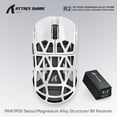 thumbnail image 2 of ATTACK SHARK R2 Wireless 8K Magnesium Alloy Mouse, PixArt PAW3950 Gaming Sensor, 48g SUPERLIGHT Mouse, BT/2.4G/Wired Gaming Mouse, Adjustable DPI 42000, Office Mice for Win11/Xbox/PS/Mac -White, 2 of 9