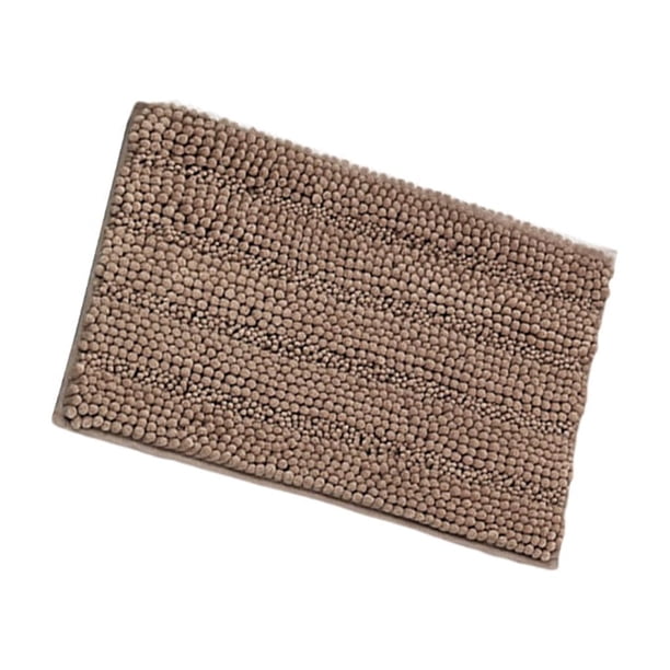 Matsuzay Alfombrilla de puerta Opción elegante y que ahorra espacio para alfombrillas de entrada Alfombrillas de baño Alfombrilla de baño Juegos de accesorios de baño café 43*61 CM