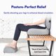 thumbnail image 3 of Reposapiés Ajustable de Espuma Viscoelástica Ergonómico C CUSHION LAB, 3 of 7