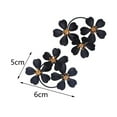 thumbnail image 2 of Pendientes de flores de camelia Pendientes de flores Pendientes de flores vintage de moda para Negro, 2 of 9