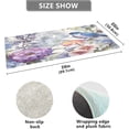 thumbnail image 3 of Coolnut Flowers & Bird Bath Rugs 39 x 20 Inch, Soft Absorbent Washable Plush Carpet with Non-Slip Rubber Back for Entryway, Bedroom, Kitchen, Bathroom Home Decor Gifts, 3 of 7