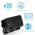 thumbnail image 2 of Pyramid Car Audio 2022SX New 200 Watts Three-Way Mini Box Car Speaker System, 2 of 4