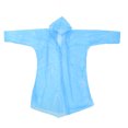 thumbnail image 1 of Chubasquero transparente desechable para acampar al aire libre, 5 uds., chubasquero colorido (azul), 1 of 8