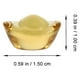 thumbnail image 3 of EeaseMX 100 piezas de pequeños adornos de lingotes de oro de cristal, exquisitas decoraciones de escena, decoraciones artesanales, 3 of 7