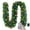 With Color LED & Remote, variant on 10ft Christmas Garland with 50 LED Light, Green Holiday Decor for Outdoor or Indoor Home Garden Artificial Greenery,Party Decorations