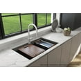 thumbnail image 2 of BOCCHI 1616-504-0126 Dual-Mount Bowl Granite Composite Kitchen Sink Matte Black, 2 of 6