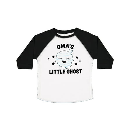 

Inktastic Cute Oma s Little Ghost with Stars Gift Toddler Toddler Girl T-Shirt