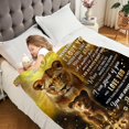 thumbnail image 4 of Nephew Blanket from Aunt, Nephew Gifts from Aunt, Lion Blanket for Nephew, Nephew Birthday Graduation Soft Flannel Throw Blanket 50"x 60", 4 of 5
