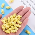 thumbnail image 6 of 500gs Opaque Acrylic Beads AB color Candy Yellow 17x9x9mm Hole: 2mm about 943pcs/500g, 6 of 7