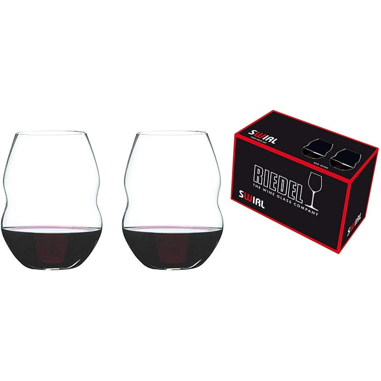 Riedel Swirl Stemless Red Wine Glass, Set of 4