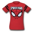 thumbnail image 6 of Spiderman Face  and  Silver Ink Kids Red T-Shirt-Juvenile 7, 6 of 7