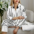 thumbnail image 6 of Bingfone Womens Pajama Sets Cute Ghost Simple Drawing Print,Long Sleeve Loungewear Pajamas Set-XX-Large, 6 of 8