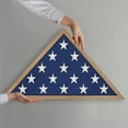 thumbnail image 4 of Americanflat 5x9.5 Picture Frame Large Flag Display Case Fits Folded Burial Flags Silhouette Box - Barn, 4 of 7