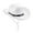 White, variant on Fgnfyis Western Style Studded Cowboy Hat with Adjustable Strap Curved Brim for Fashion Outdoor Festivals Cowboy Hats for Women Brown
