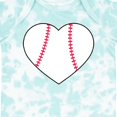 thumbnail image 4 of Inktastic Heart Shaped Baseball Boys or Girls Baby Bodysuit, 4 of 5