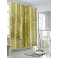 thumbnail image 3 of Shower Curtain Yellow Paint Bathroom Curtains with Hooks, Waterproof Fabric Abstract Art Graffiti Bath Shower Curtains Set for Bathroom Bathtubs Decor 72x72 Inch, 3 of 8